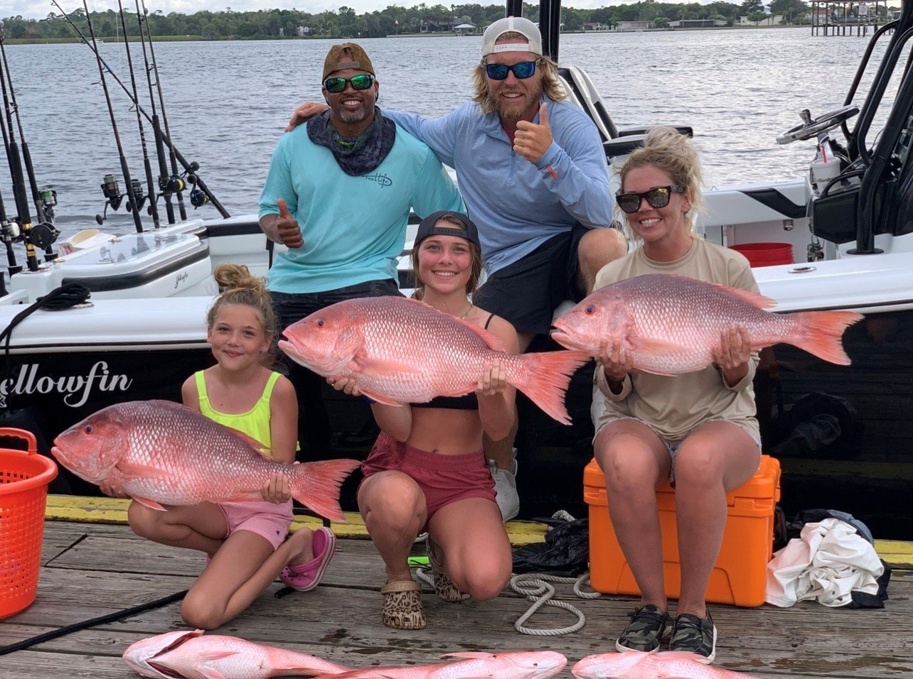Snapper catch from a Florida Keys reef trip